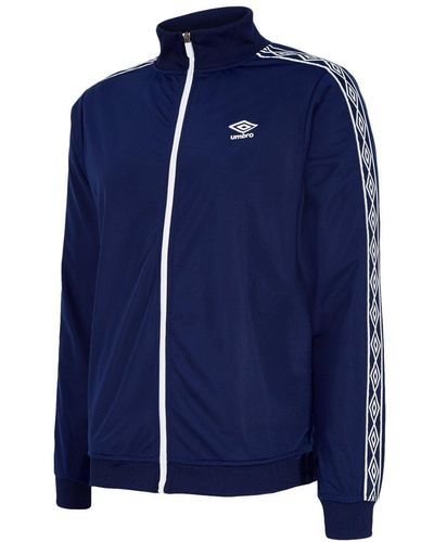 Umbro Retro Taped Tricot Jacket - Blue