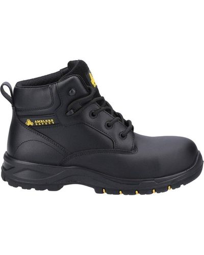 Amblers As605c Leather Safety Boots - Black