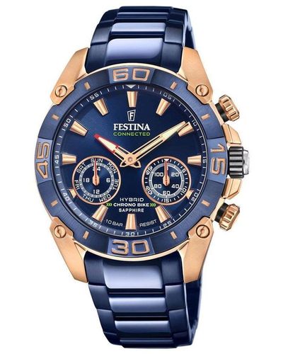 Festina Special Edition Chrono Bike 2021 Hybrid Watch - F20549/1 - Blue