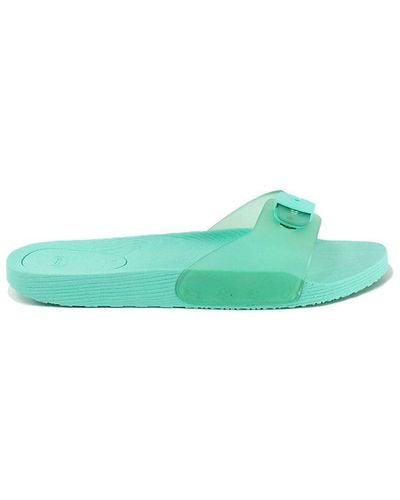 Scholl ' Pop' Sandal Slide - Green