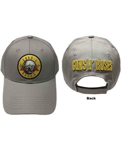 Guns N Roses Circle Logo Baseball Cap - Grey