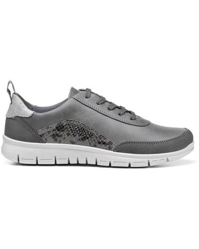 Hotter Wide Fit 'gravity Ii' Active Shoes - Grey