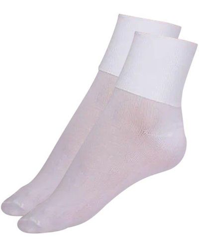 Silky Dance Short Socks (1 Pair) - Purple