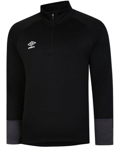 Umbro Total Training 1/4 Zip Jacket - Black