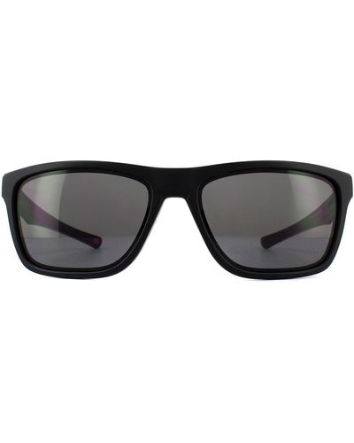 Oakley Rectangle Matte Black Prizm Grey Sunglasses