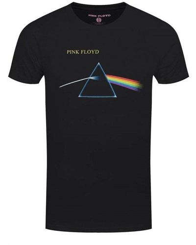 Pink Floyd Dark Side Of The Moon Flipped Back Print T-shirt - Black