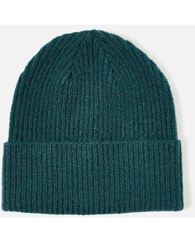 Accessorize 'soho' Knit Beanie Hat - Green