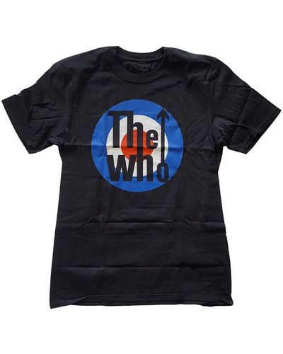 The Who Target Classic Cotton T-shirt - Black