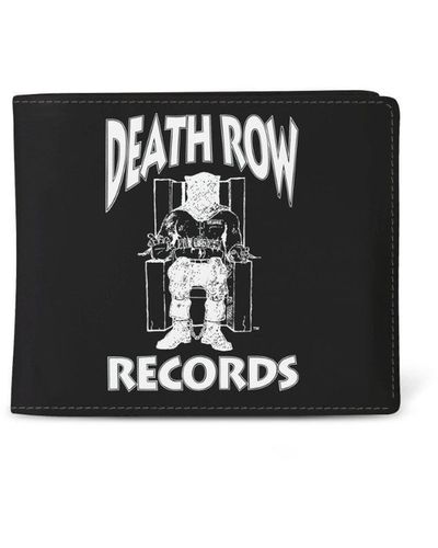 Rocksax Death Row Records Wallet - Death Row Records - Black