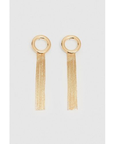 Oasis Drop Dangle Earrings - White