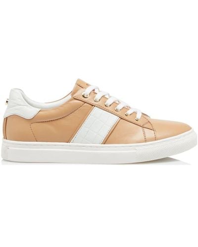 Dune 'eliss' Leather Trainers - White