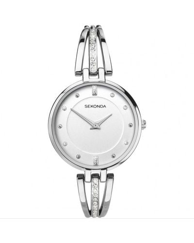 Sekonda Editions Stainless Steel Classic Analogue Quartz Watch - 2467 - White
