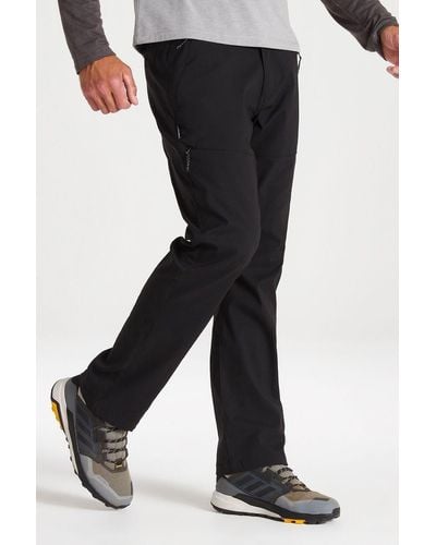 Craghoppers 'kiwi Pro Ii' Regular Fit Hiking Trousers - Black