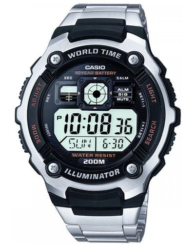 G-Shock Ae-2000wd-1avef Classic Digital Quartz Watch - Ae-2000wd-1avef - Black
