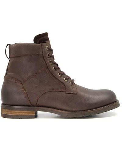 Dune 'cromford' Leather Smart Boots - Brown