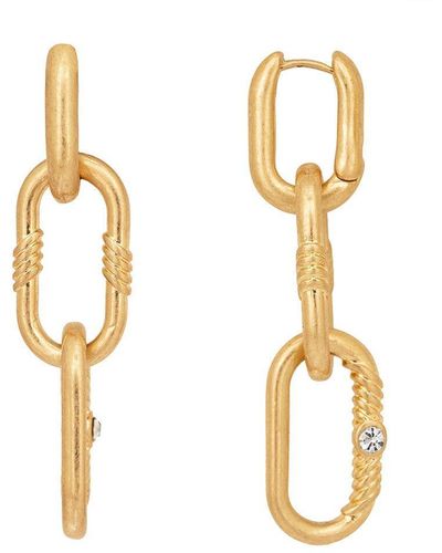 Bibi Bijoux Gold 'courage' Chunky Chain Earrings - Metallic