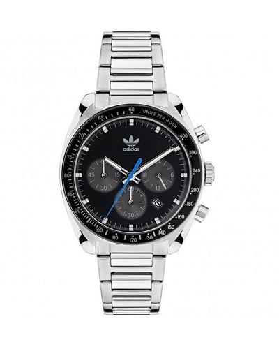 adidas Originals Edition One Chrono Stainless Steel Fashion Analogue Watch - Aofh22006 - Black