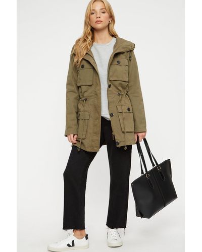 Dorothy Perkins Casual Shacket - Natural