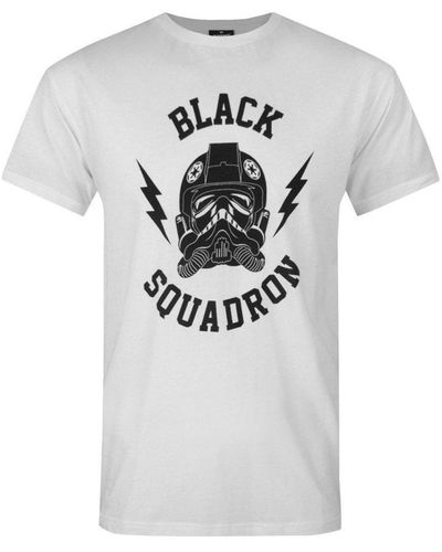 Star Wars Imperial Black Squadron Tie Fighter T-shirt - Grey