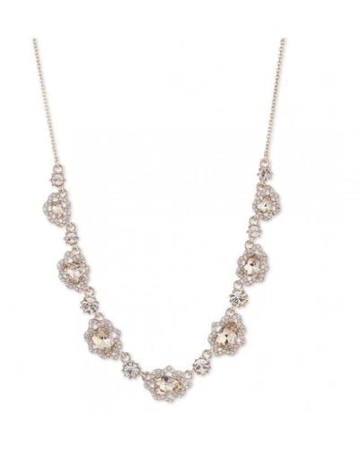 Marchesa Pear Stone Frontal Fashion Necklace - 60573990 - Multicolour
