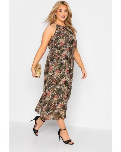 Yours Plus Size Maxi Dress - Green