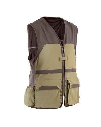 Solognac Decathlon Lightweight And Breathable Waistcoat - Brown