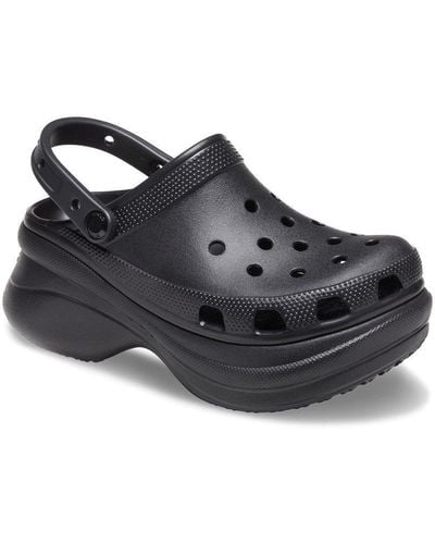 Crocs™ 'classic Bae Platform Clog' Thermoplastic Slip On Shoes - Black