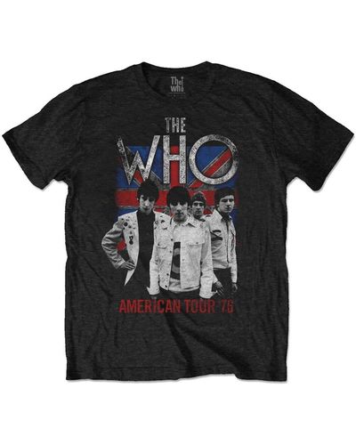 The Who American Tour ́79 Cotton T-shirt - Black