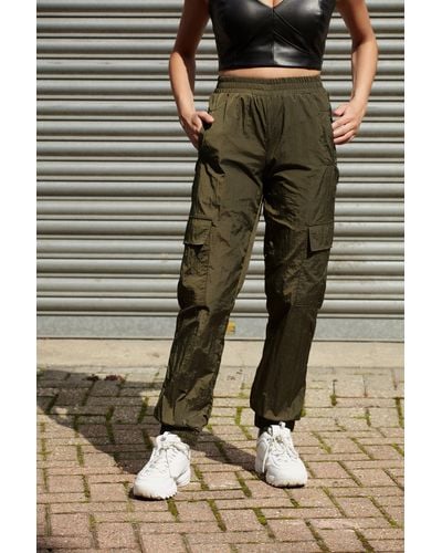 Double Second Cargo Jogger Trousers - Green