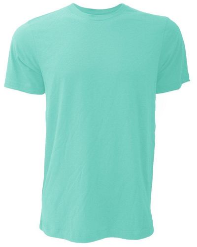Bella Canvas Canvas Jersey Crew Neck T-shirt Short Sleeve T-shirt - Green