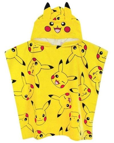 Pokemon Pikachu Hooded Towel - Yellow