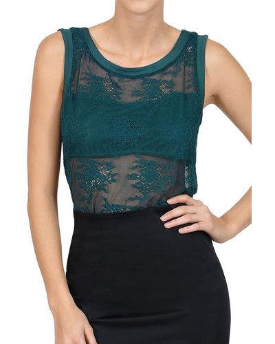Lisca 'eternity' Lace Top - Green