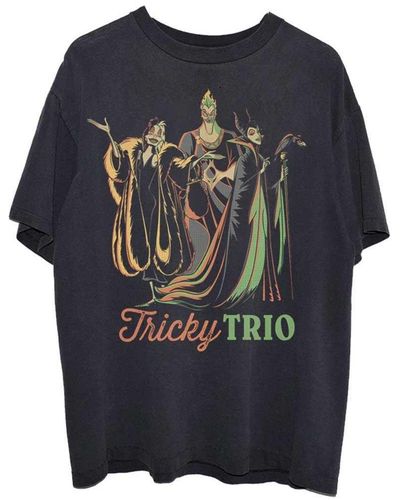 Disney Tricky Trio Cotton T-shirt - Blue