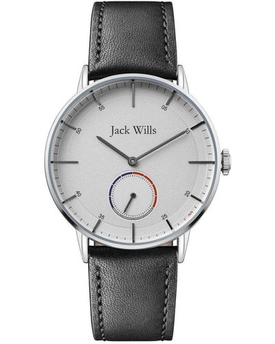 Jack Wills Batson Ii Fashion Analogue Quartz Watch - Jw002slbk - Grey