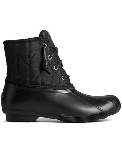 Sperry Top-Sider Saltwater Seacycled Rpet Nylon Boot - Black