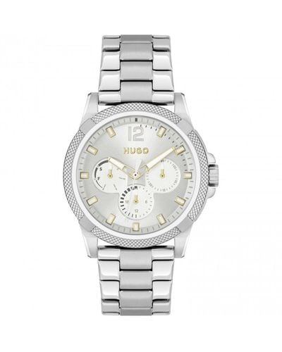 HUGO Impress For Her Stainless Steel Fashion Analogue Watch - 1540138 - White
