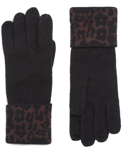 Fiorelli Chelsea Animal Knit Glove - Black