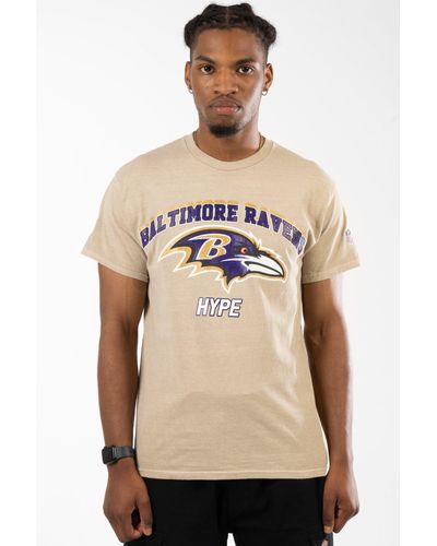 Hype Nfl X Sand Baltimore Ravens T-shirt - Natural