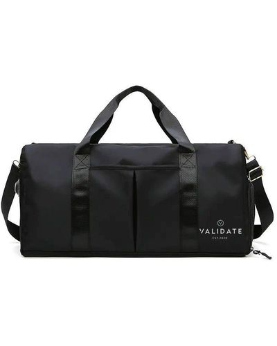 Validate Sports And Fitness Wet Pack Duffle Bag - Black
