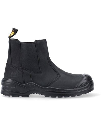 Caterpillar Striver Dealer Leather Safety Boots - Black