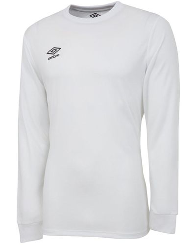 Umbro Club Jersey Long Sleeve - White