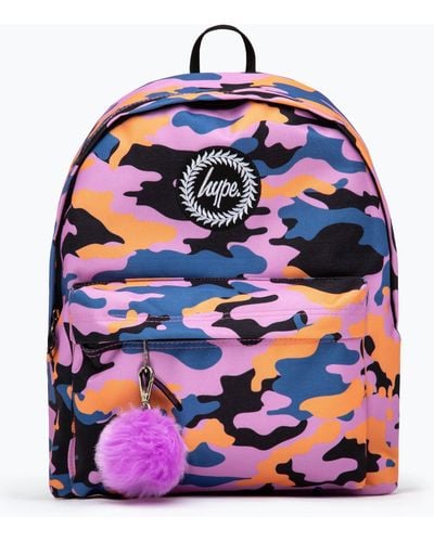 Hype Camo Backpack - Red