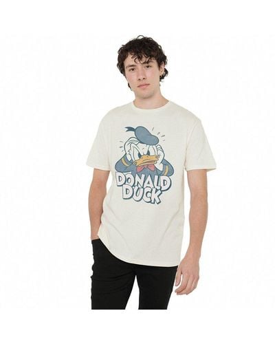 Disney Mickey & Friends Donald Duck Stressed Out T-shirt - White