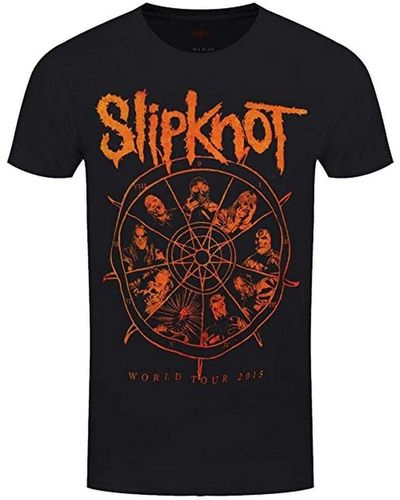 Slipknot The Wheel Back Print T-shirt - Black