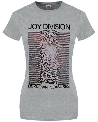 Joy Division Space Lady T-shirt - Grey