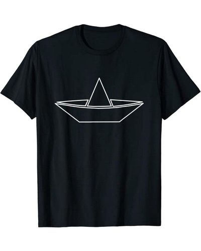 It Paper Boat T-shirt - Black
