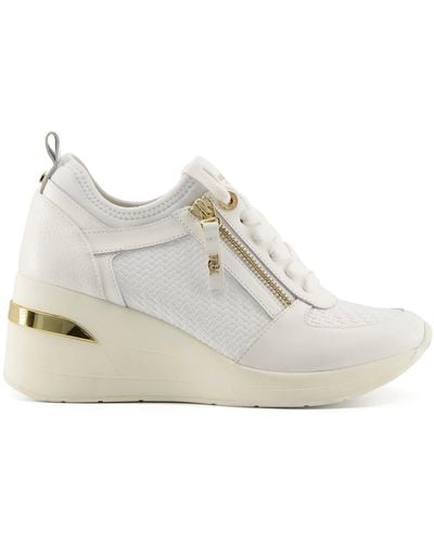 Dune 'eilin' Leather Trainers - White