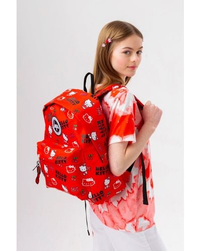 Hype X Hello Kitty Mini Print Backpack - Red