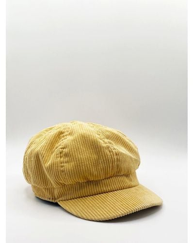 SVNX Pale Mustard Bakerboy Hat - Natural
