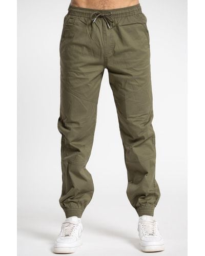Tokyo Laundry Cotton Cuffed Trouser - Green